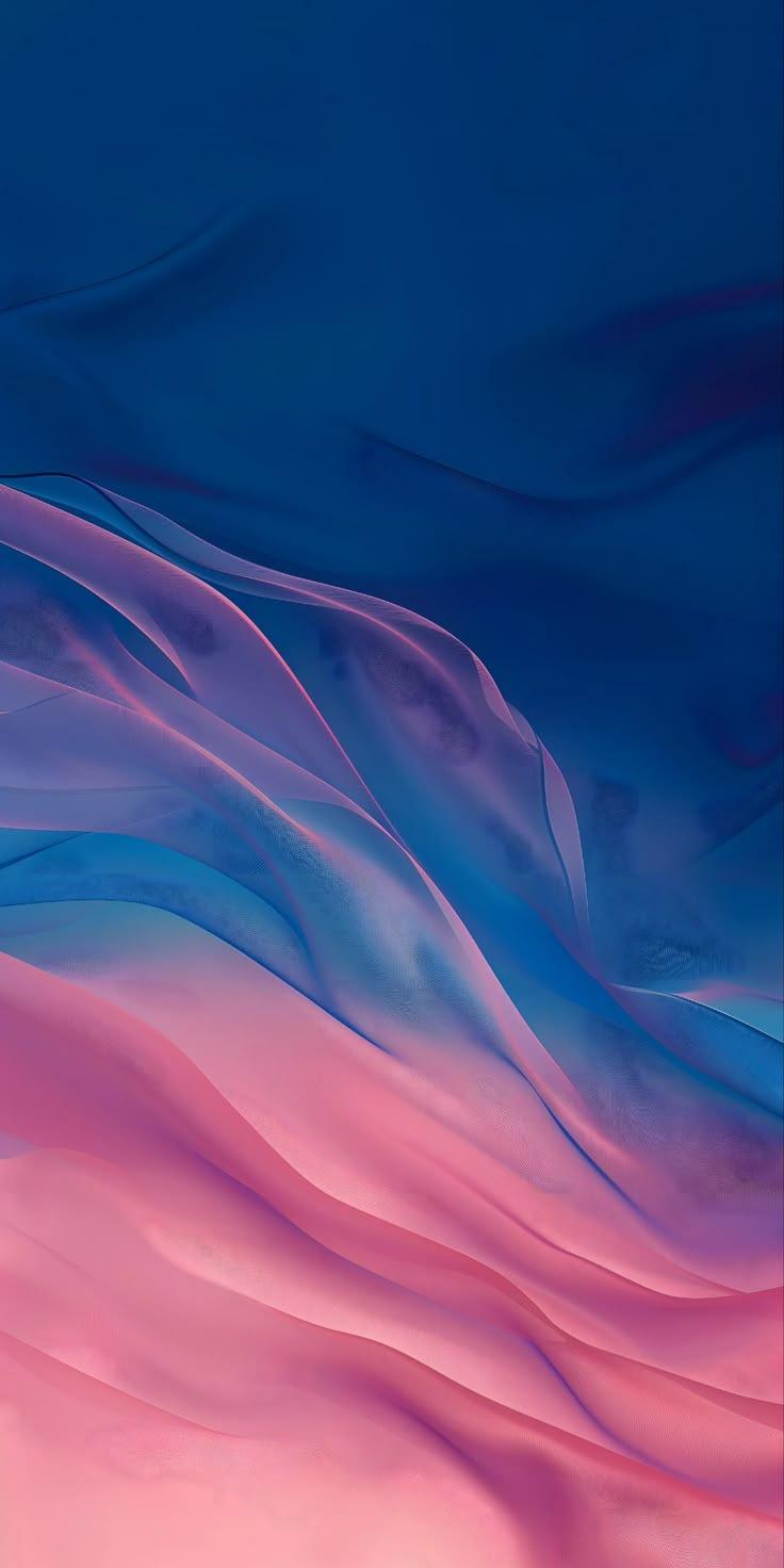 Navy to Pink Gradient Blue Wallpaper
