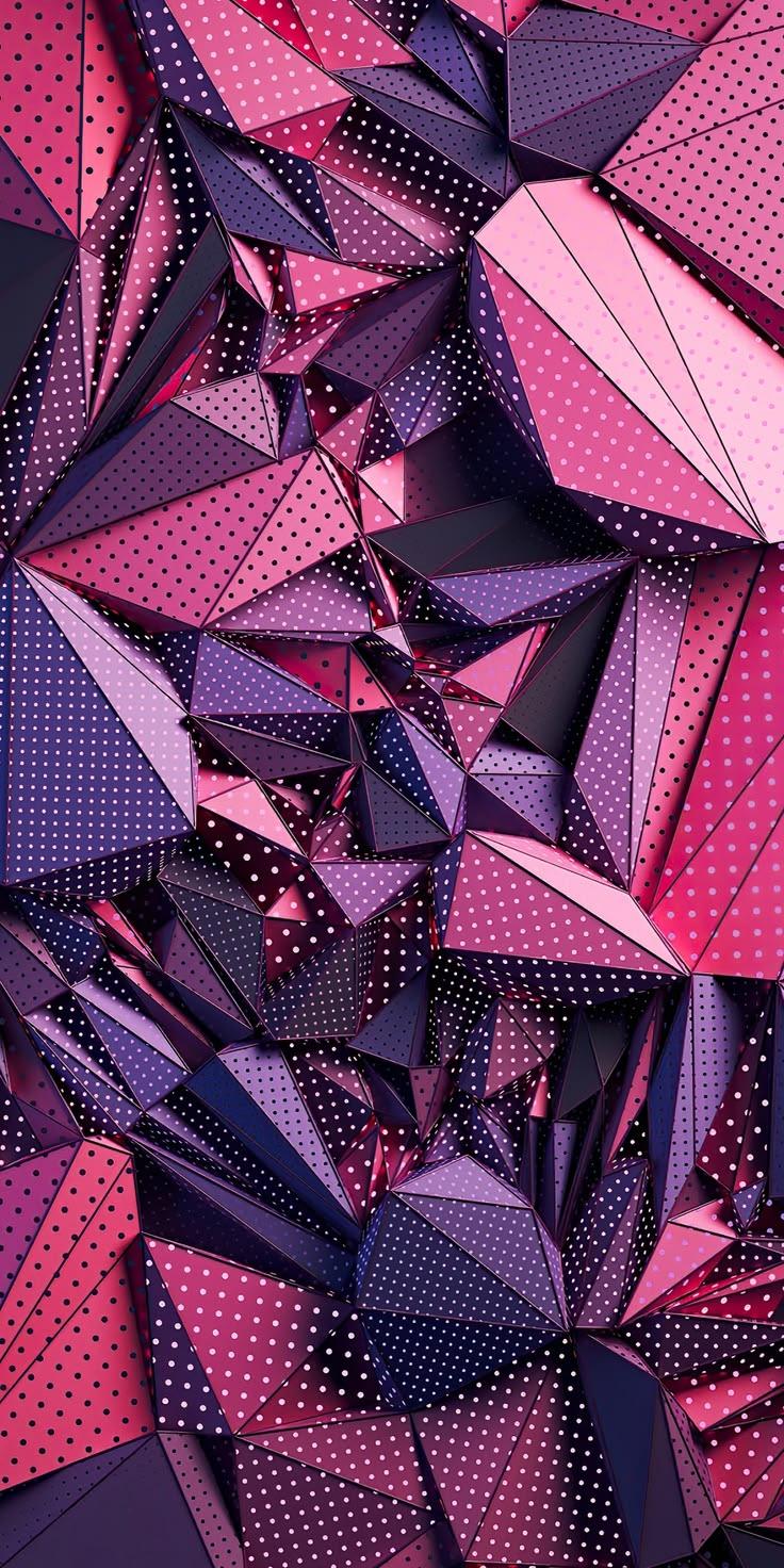 Abstract Geometric Shapes Blue Wallpaper