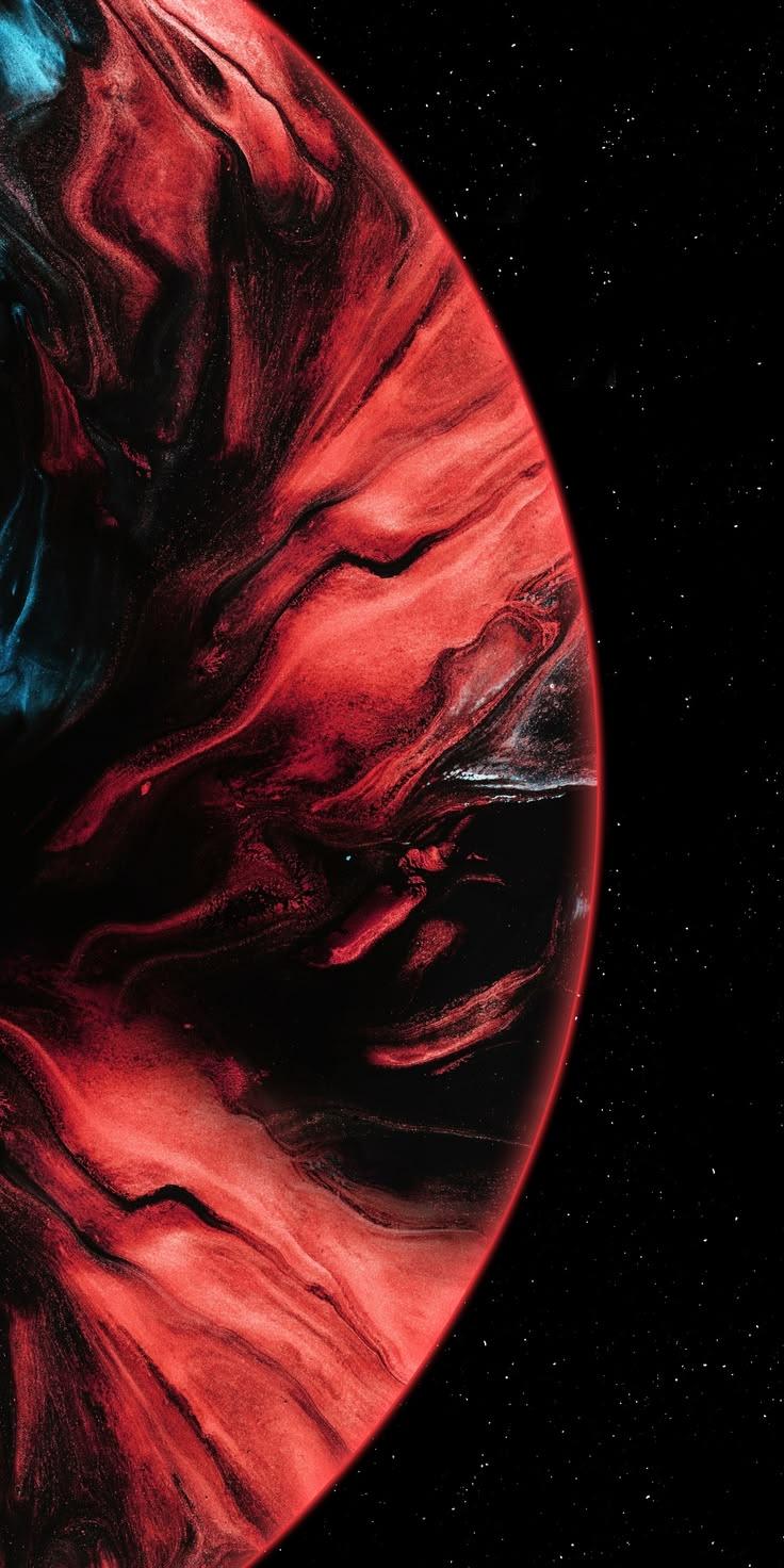 Abstract Planet Swirl Wallpaper