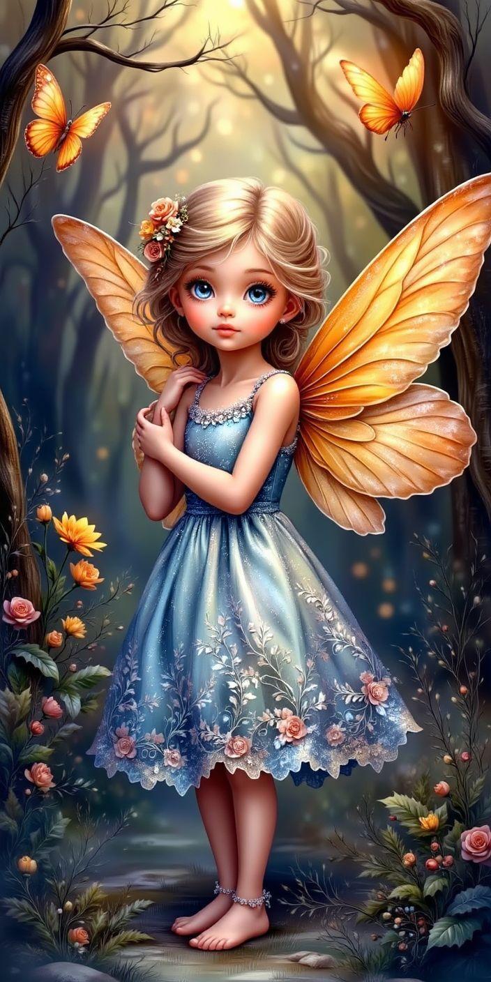 Enchanted Fairy Forest Wallpaper