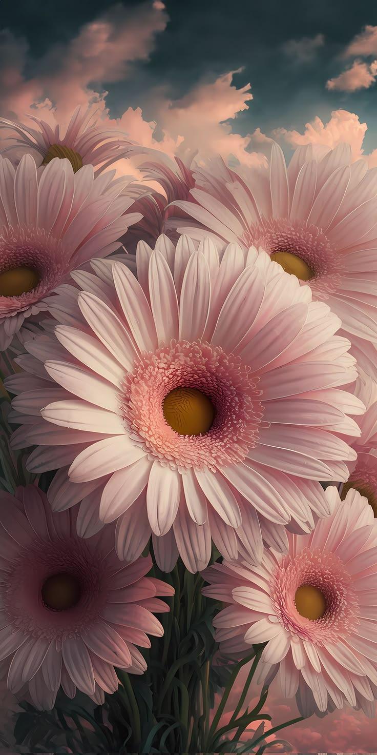 Gerbera Bloom Aesthetic Wallpaper
