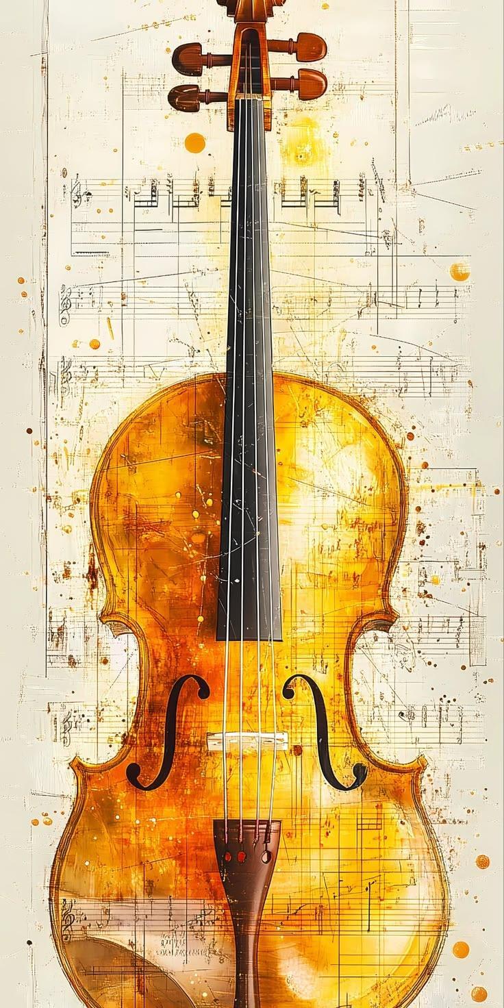 Cello Music Art Wallpaper