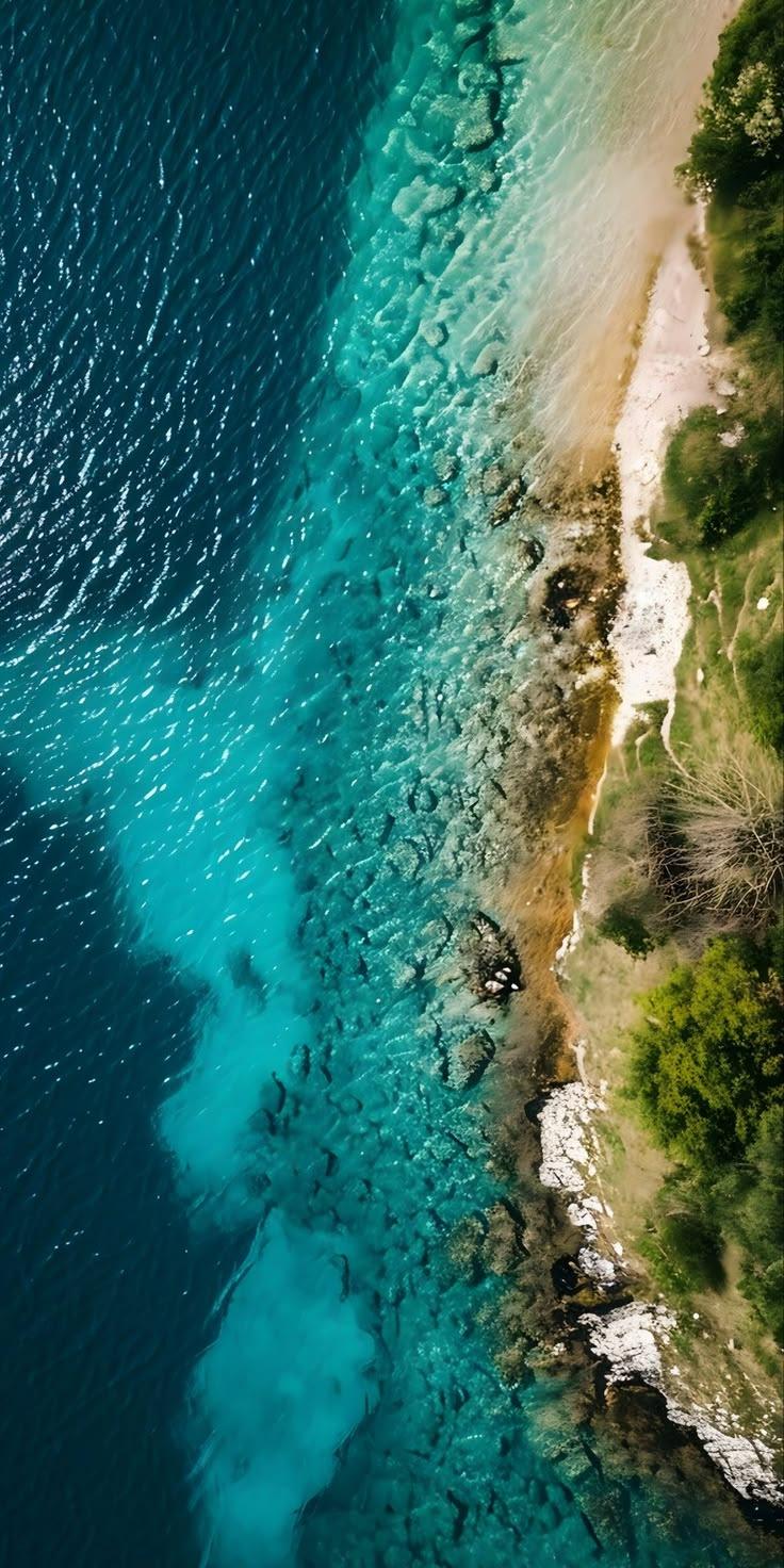 Turquoise Coast Aerial View Wallpaper