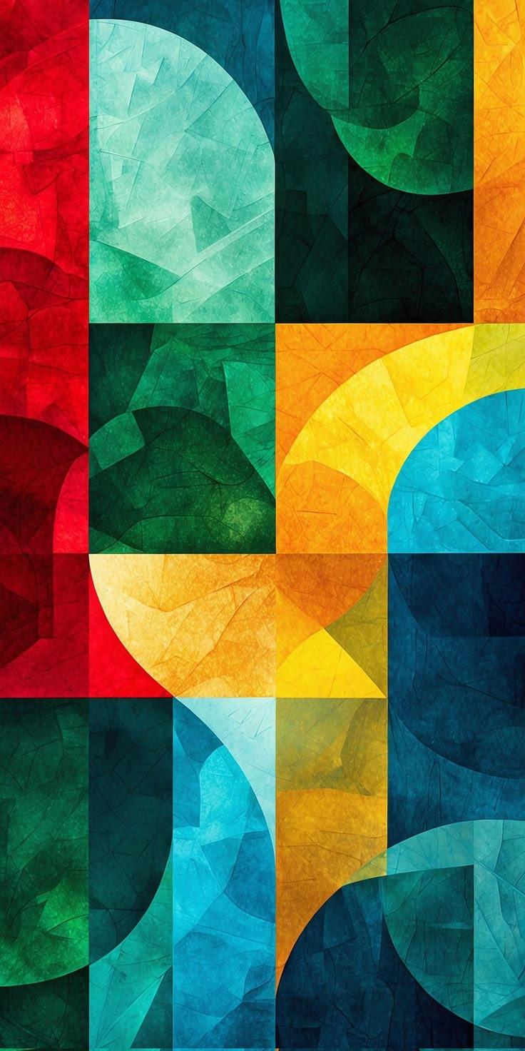 Abstract Color Vibes Wallpaper