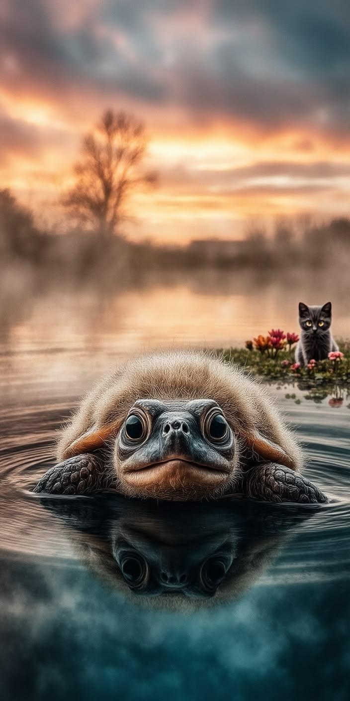 Cute Turtle Aesthetic Wallpaper