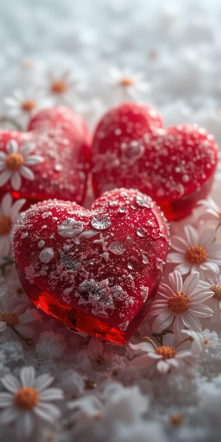 Frozen Love Heart Wallpaper