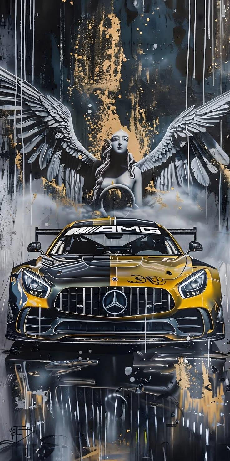 Luxury AMG Car Art Wallpaper