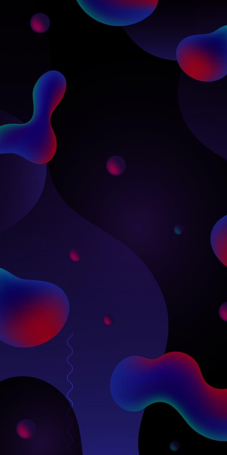 Dark Neon Abstract Wallpaper