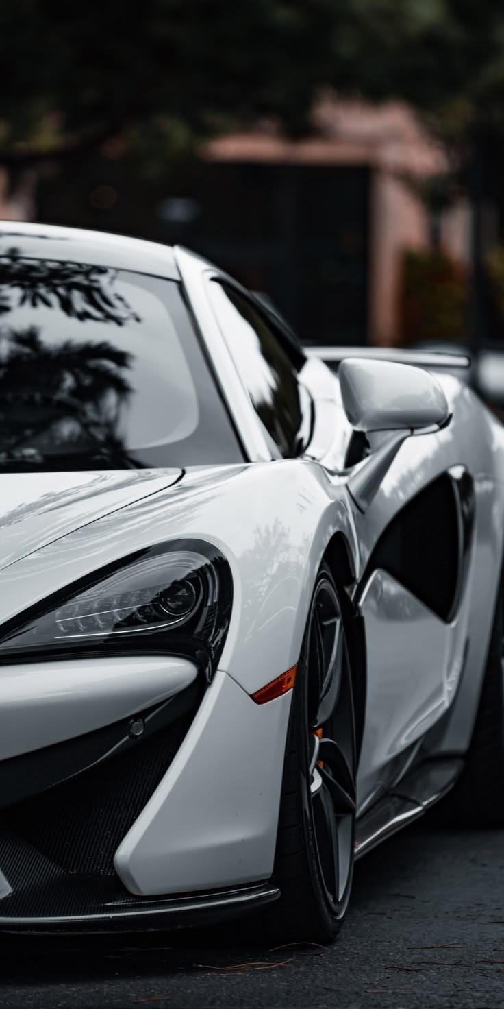 White Supercar Luxury Wallpaper