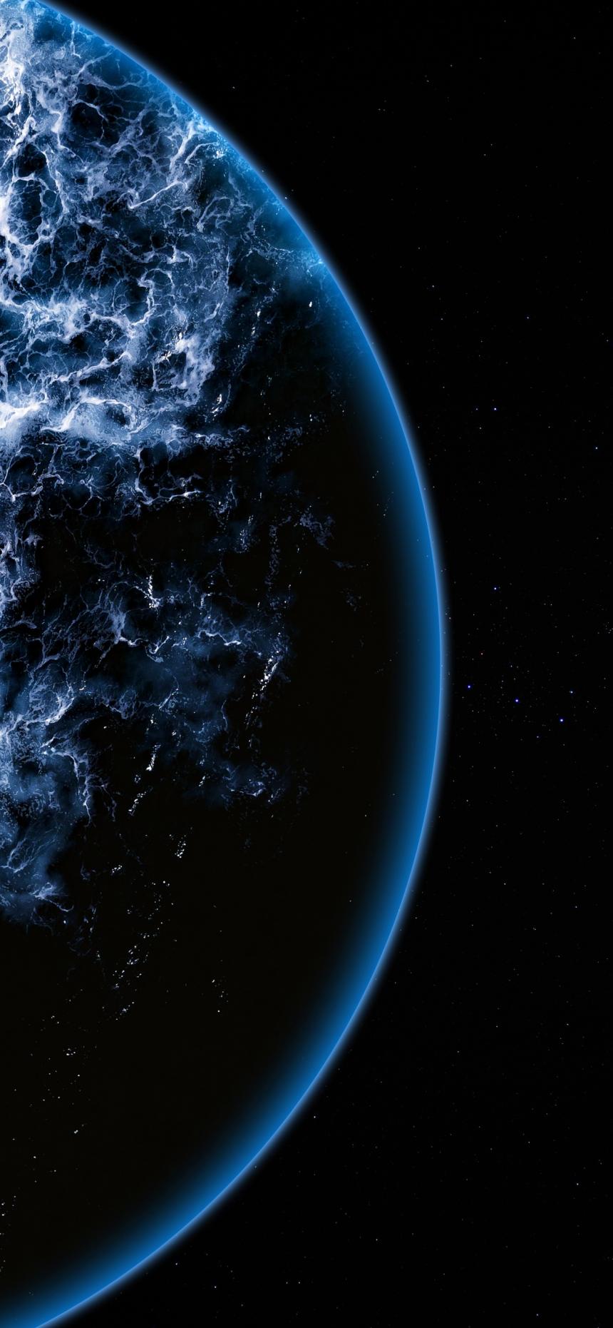 Blue Planet Space Wallpaper