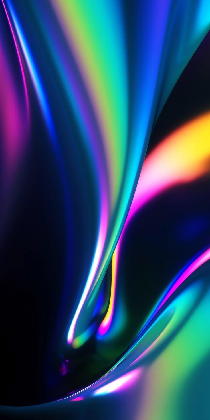 Colorful Neon Abstract Wallpaper
