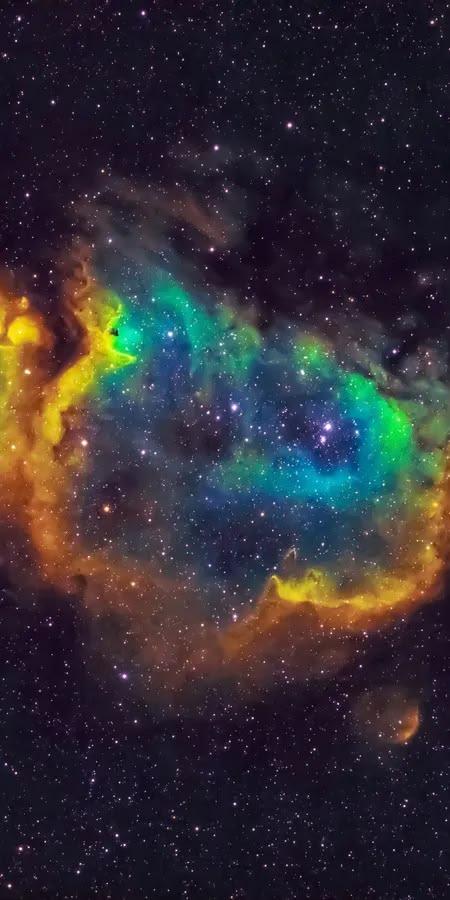 Nebula, Glow, Multicolored, Universe wallpaper