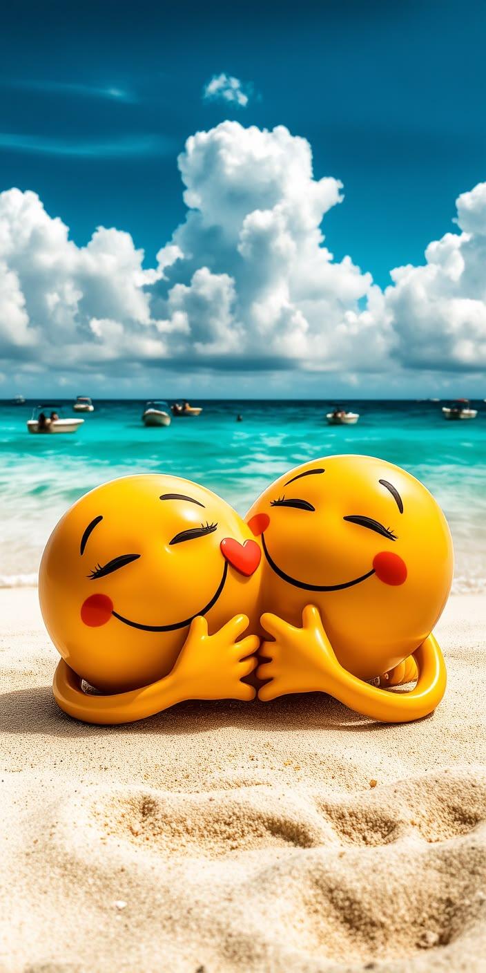 Sun-Kissed Snuggle Wallpaper