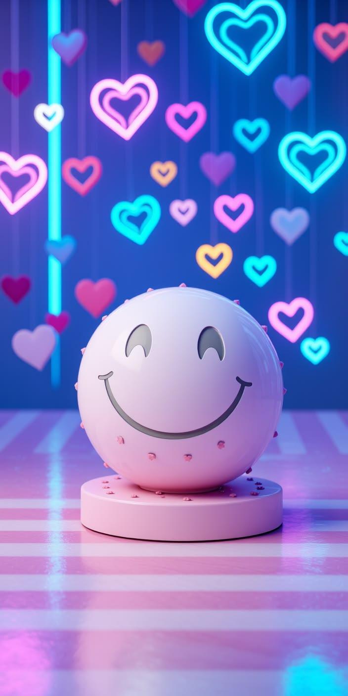 Vibrant Love & Smiles Wallpaper