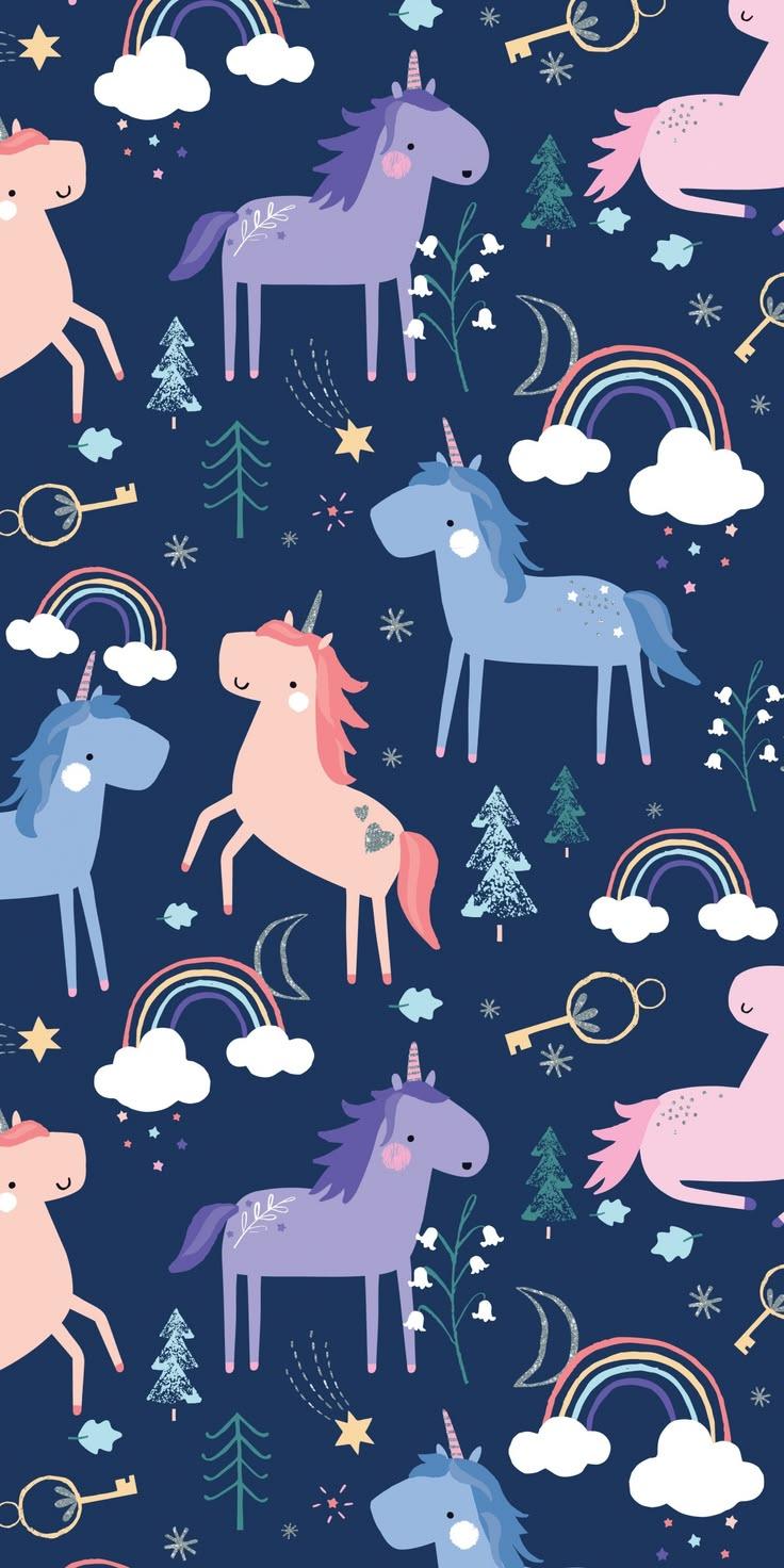 The Enchanted Unicorn Wallpaper
