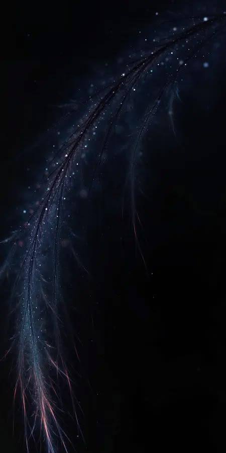 Mystical Abstract Feather Wallpaper