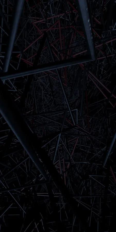 Abstract Geometric Structure Wallpaper