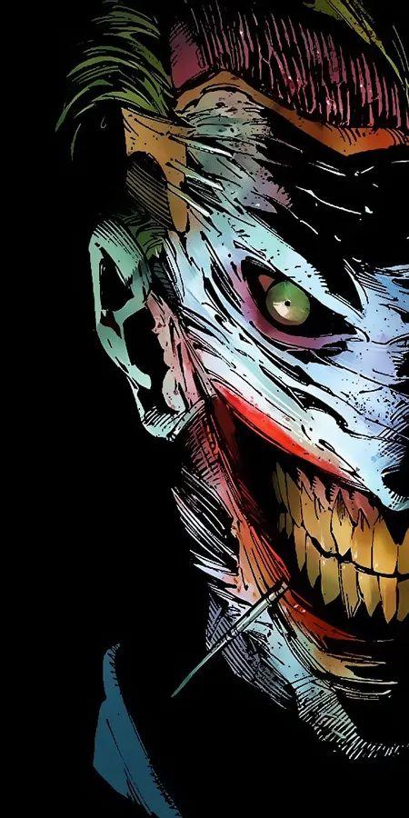 Menacing Comic Joker Wallpaper