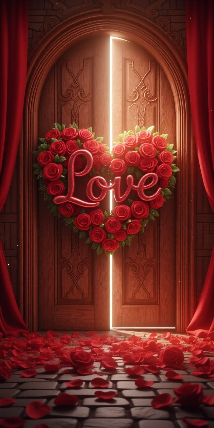 Love's Radiant Gateway Wallpaper