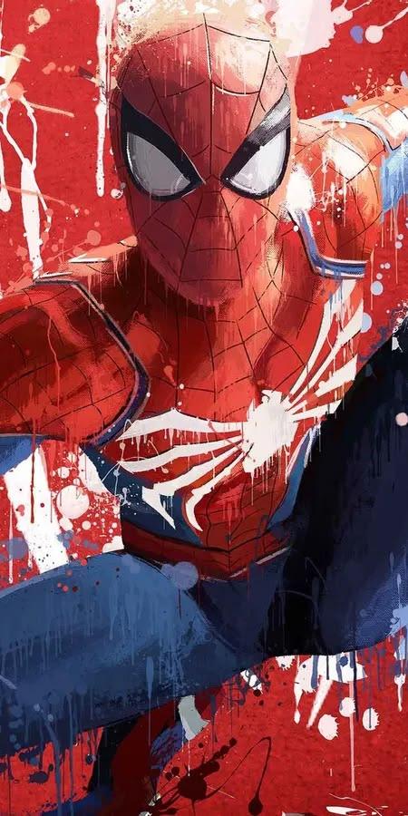 Spider-Man Paint Splash Wallpaper