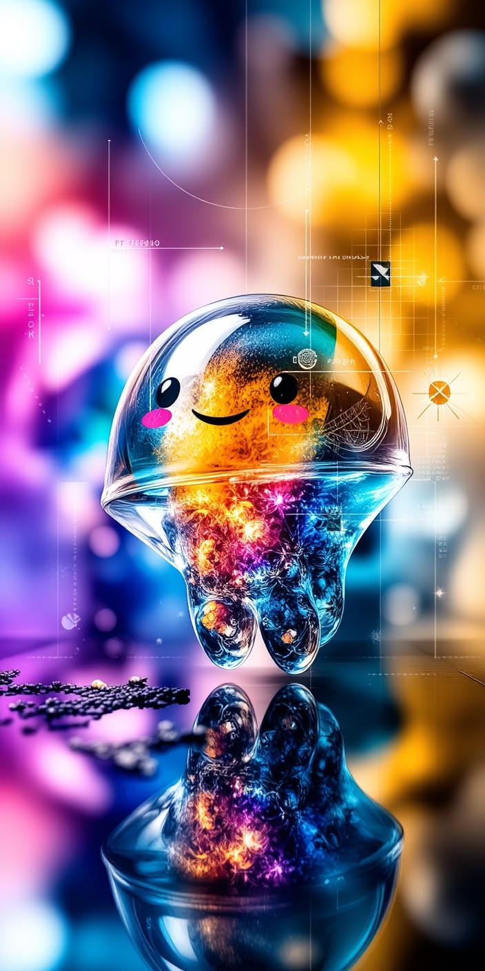 Cosmic Jellyfish Buddy Wallpaper