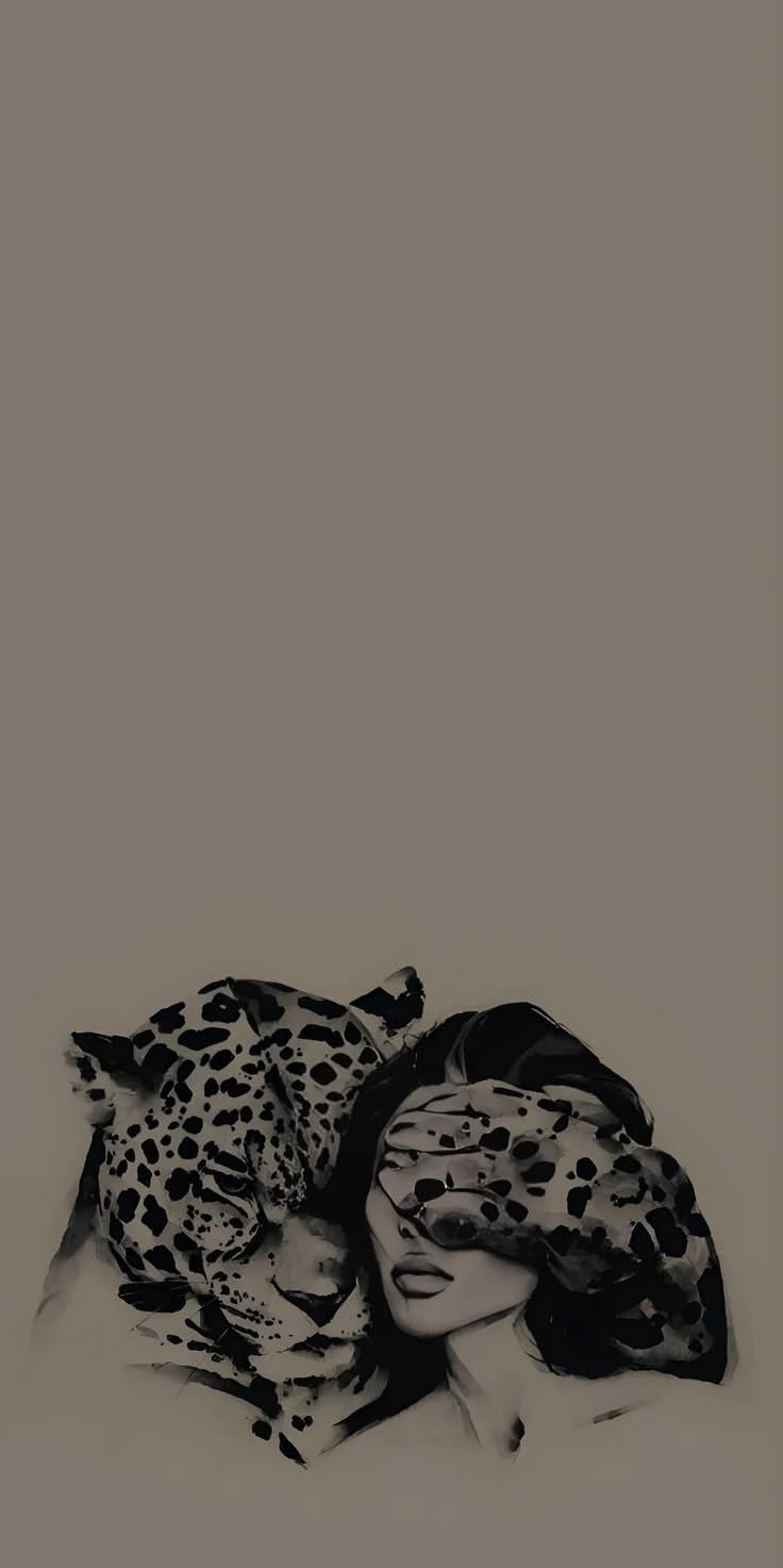 Leopard Shadows Muse Wallpaper