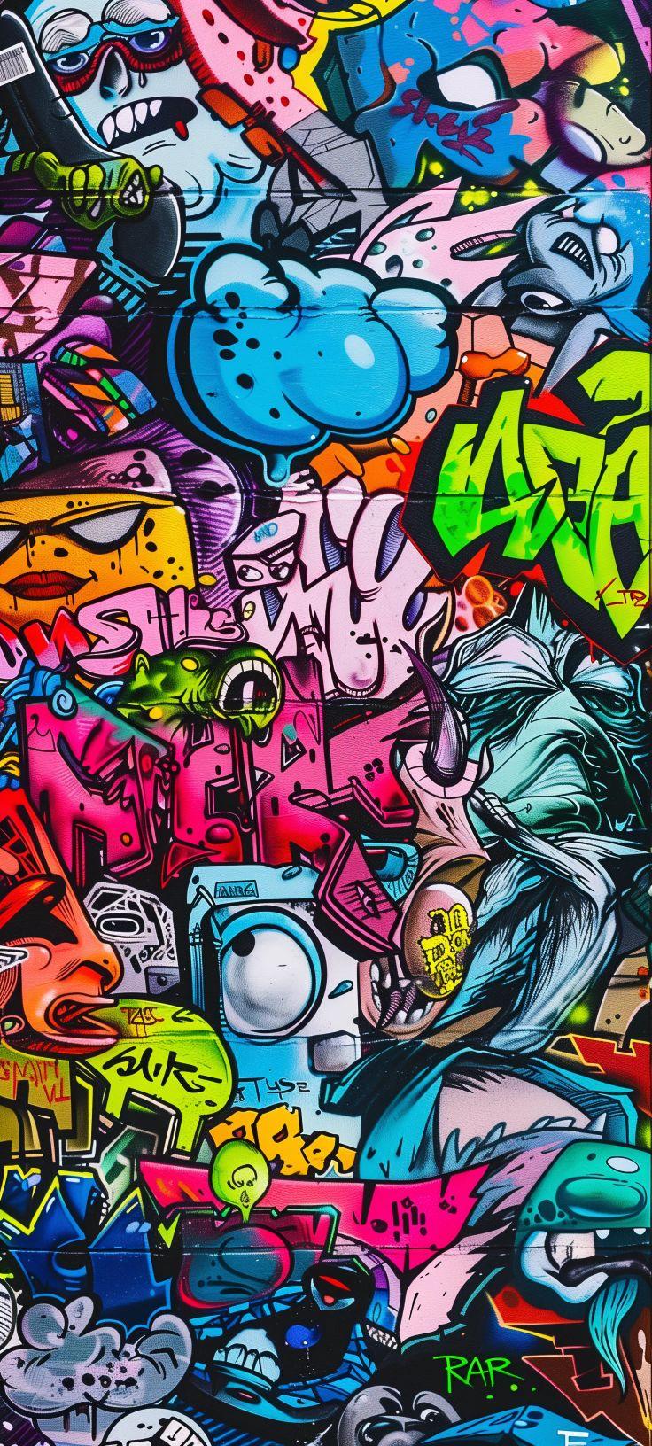 Urban Chaos Graffiti Wallpaper