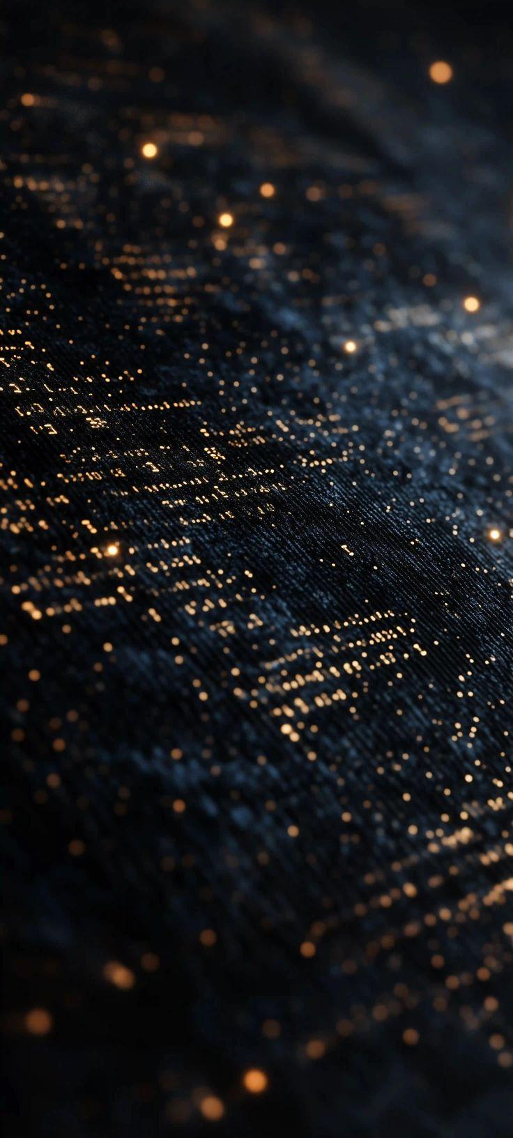 Cyber Ember Grid Wallpaper