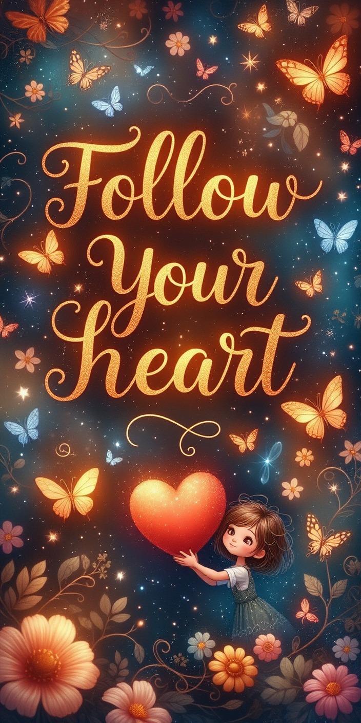 Follow Your Heart Wallpaper