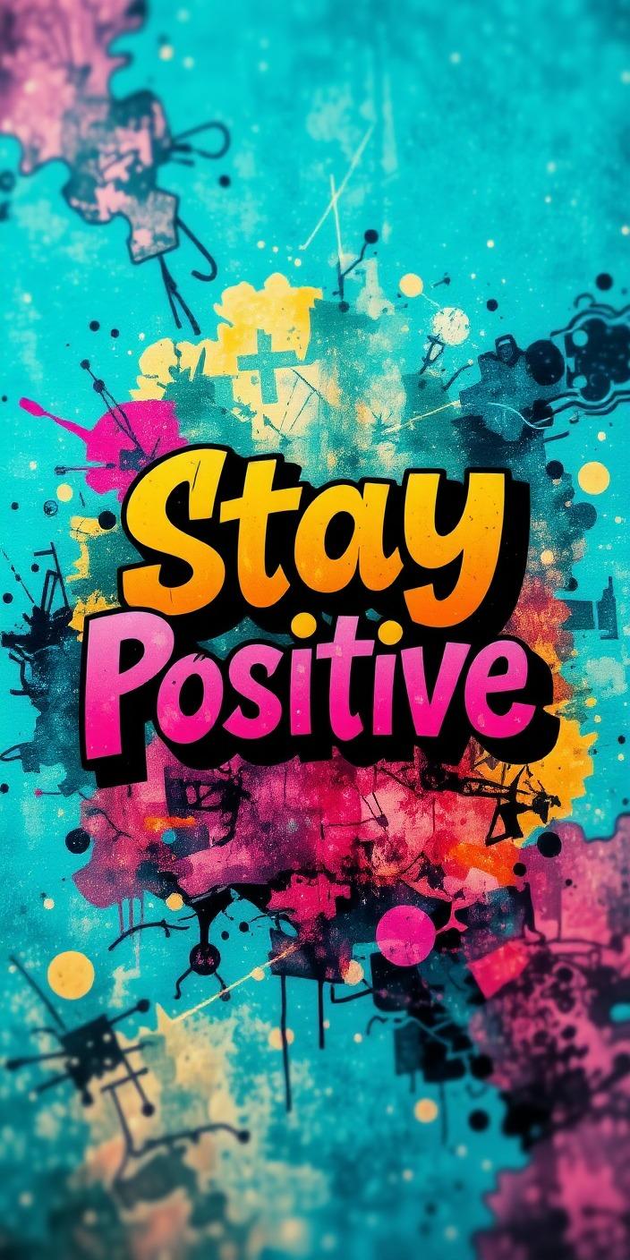 Urban Stay Positive Wallpaper
