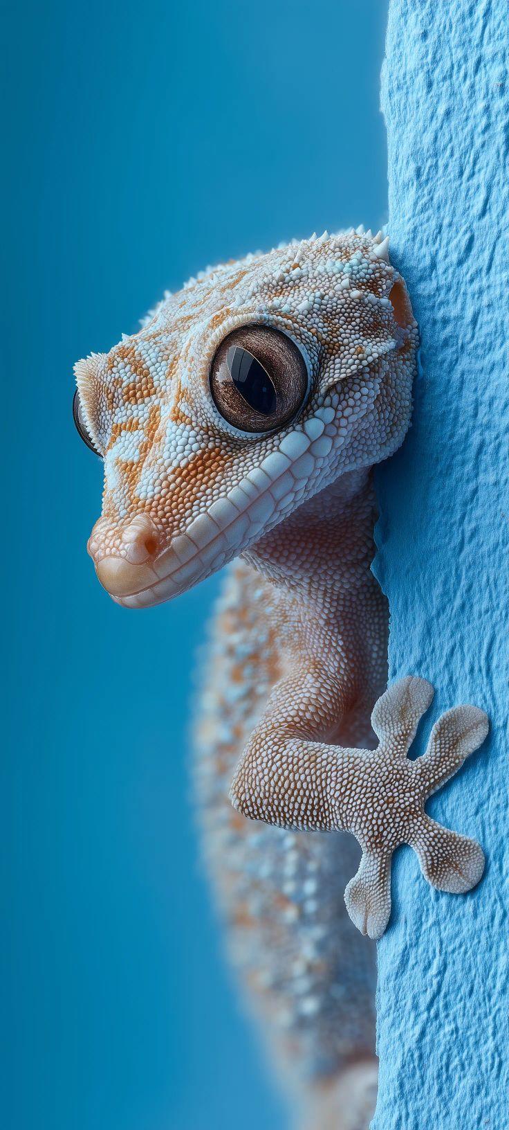 Curious Gecko Wall Clinger Wallpaper