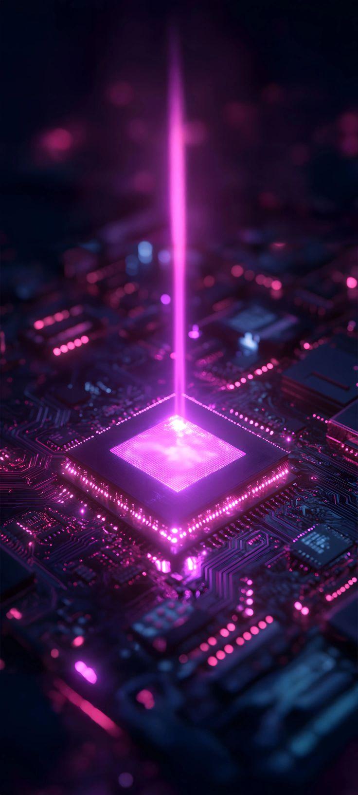 Cyber Core Neon Wallpaper