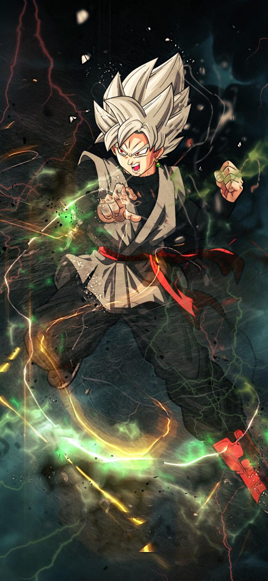 Dark Saiyan Energy Wallpaper