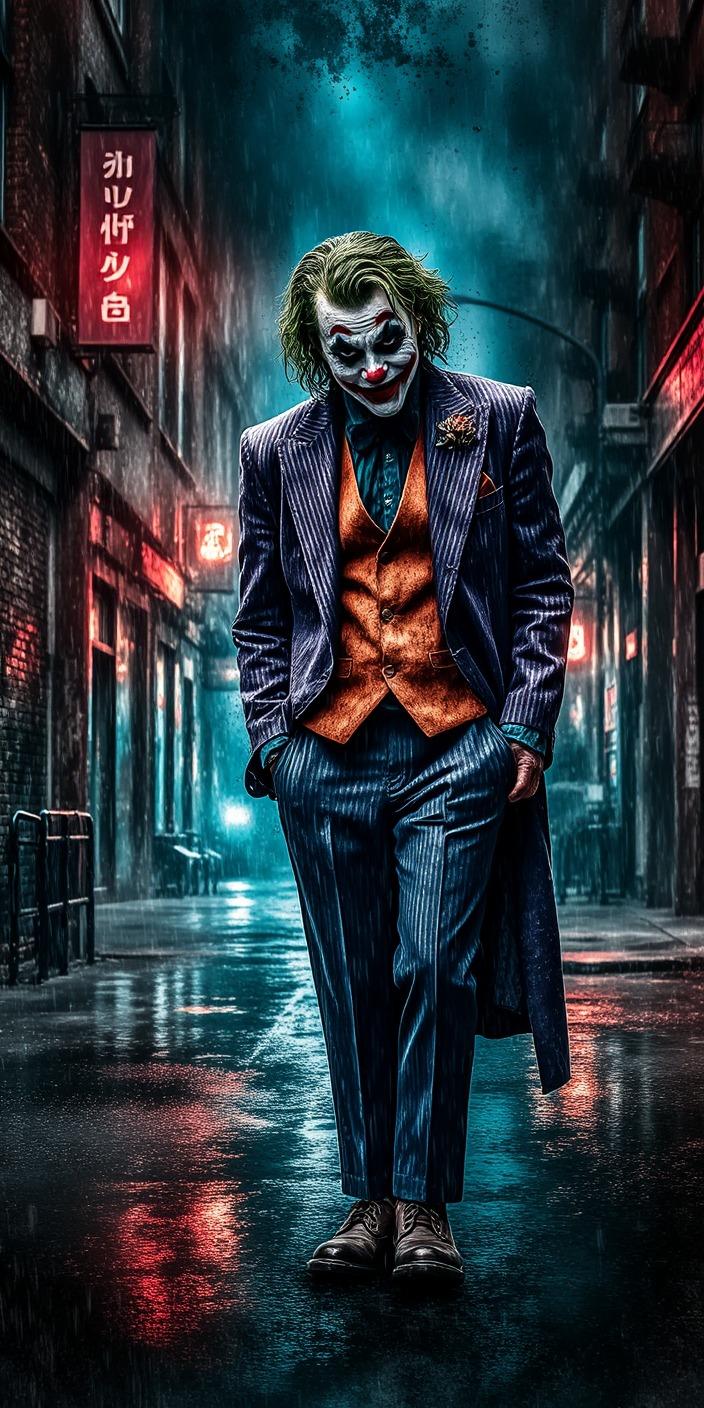 Dark Joker Cyberpunk Wallpaper