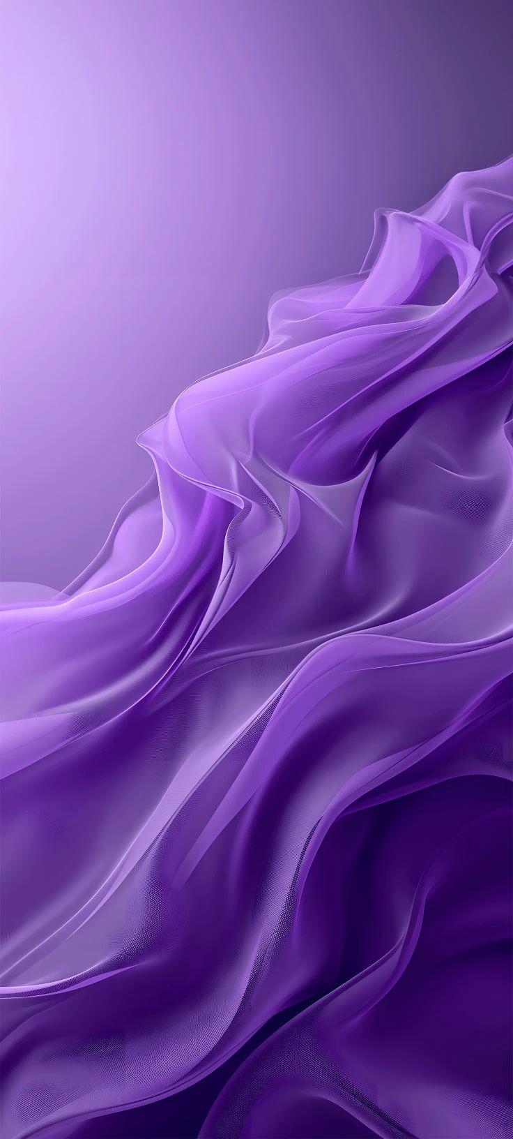 Purple Silk Fabric Aesthetic Wallpaper