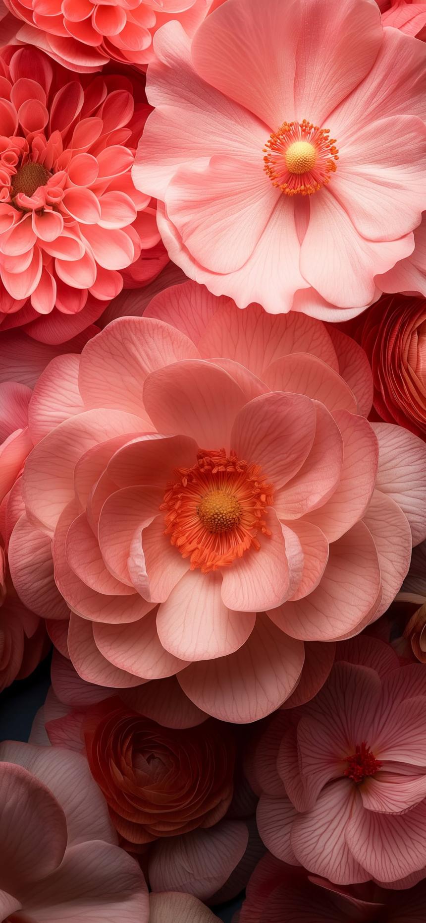 Elegant Pink Floral Bloom Wallpaper 4K