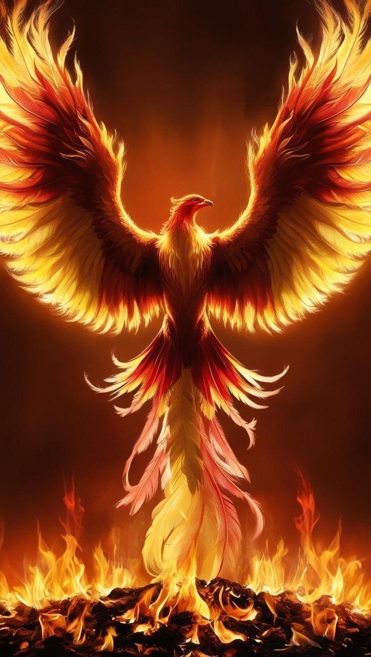 Phoenix Fire Bird Wallpaper