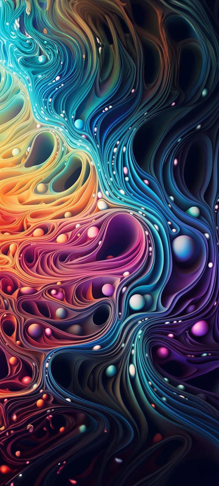 Colorful Abstract Flow Wallpaper 🎨✨