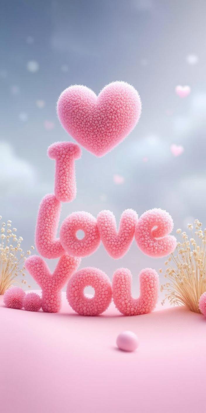 Pink Love You Wallpaper 💖