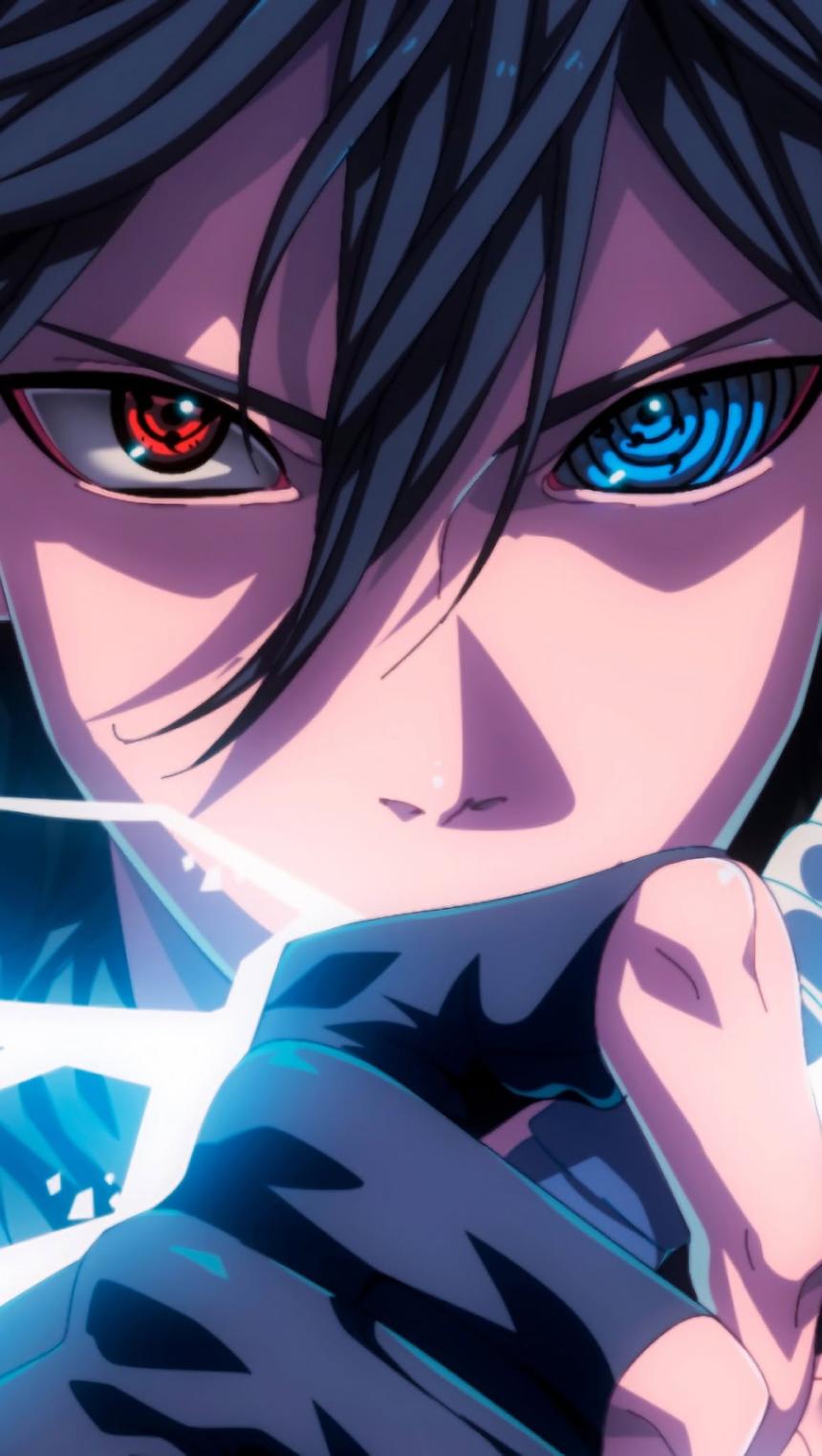 Dual Eye Anime Warrior Wallpaper