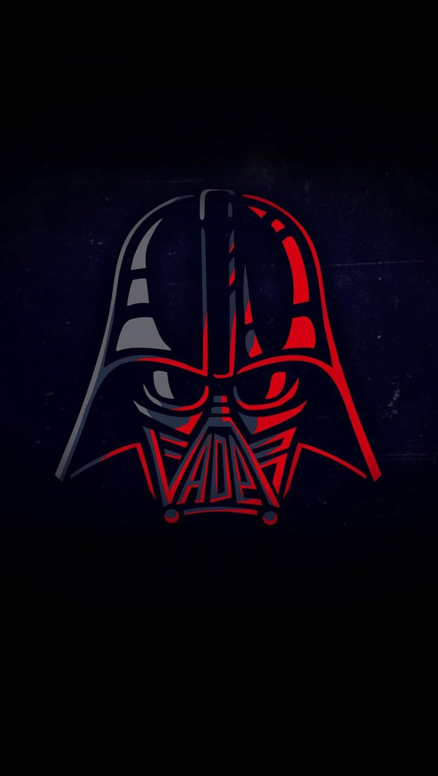 Darth Vader Minimalist Dark Wallpaper
