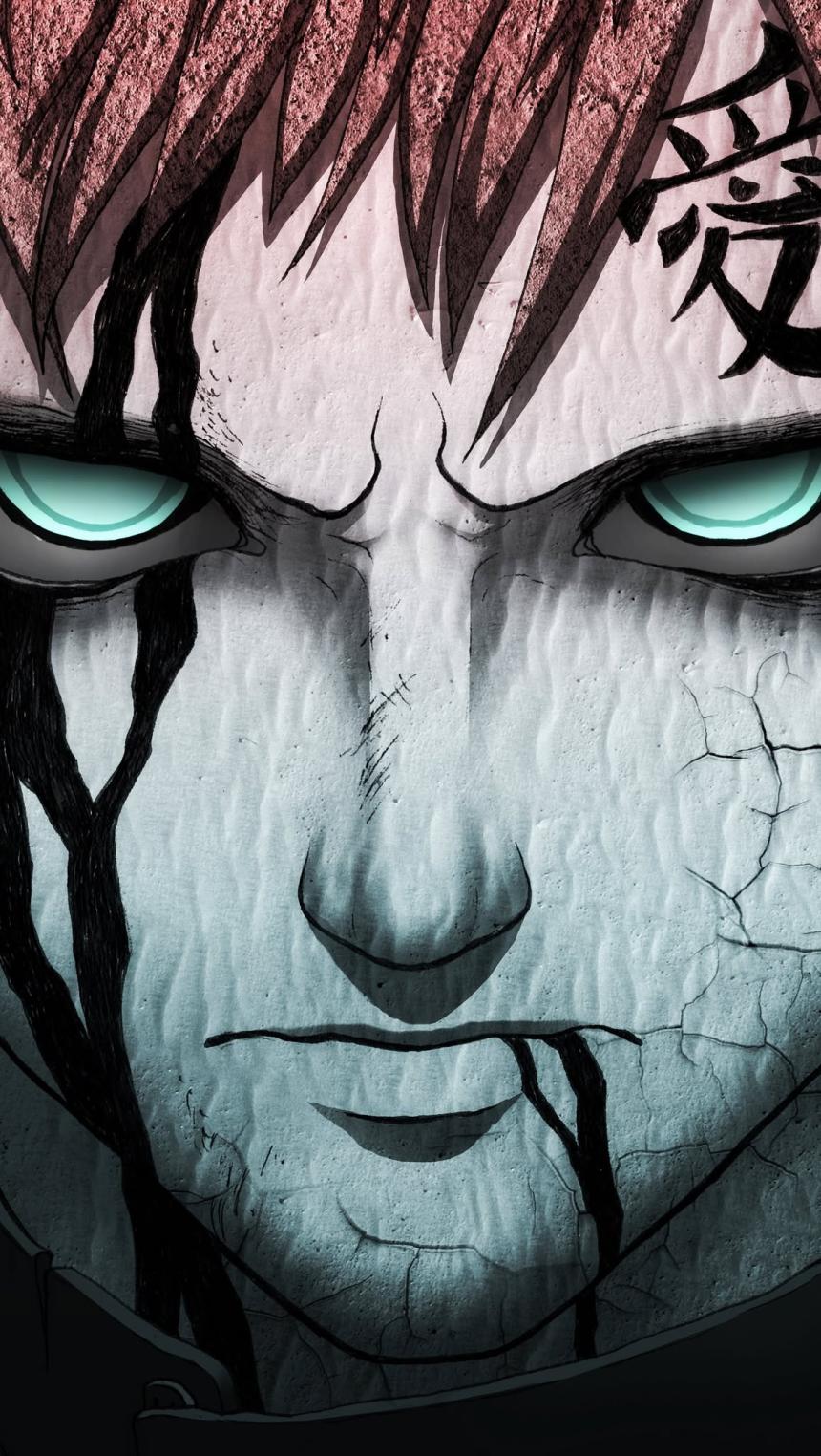 Dark Anime Warrior Close-Up Wallpaper