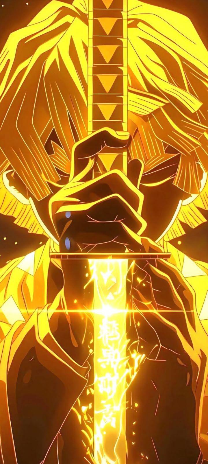Zenitsu Thunder Breathing Wallpaper