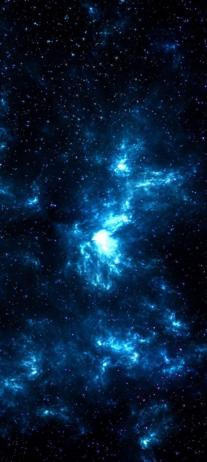 Blue Nebula Galaxy Wallpaper