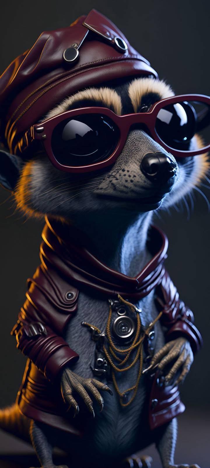 Stylish Meerkat Wallpaper