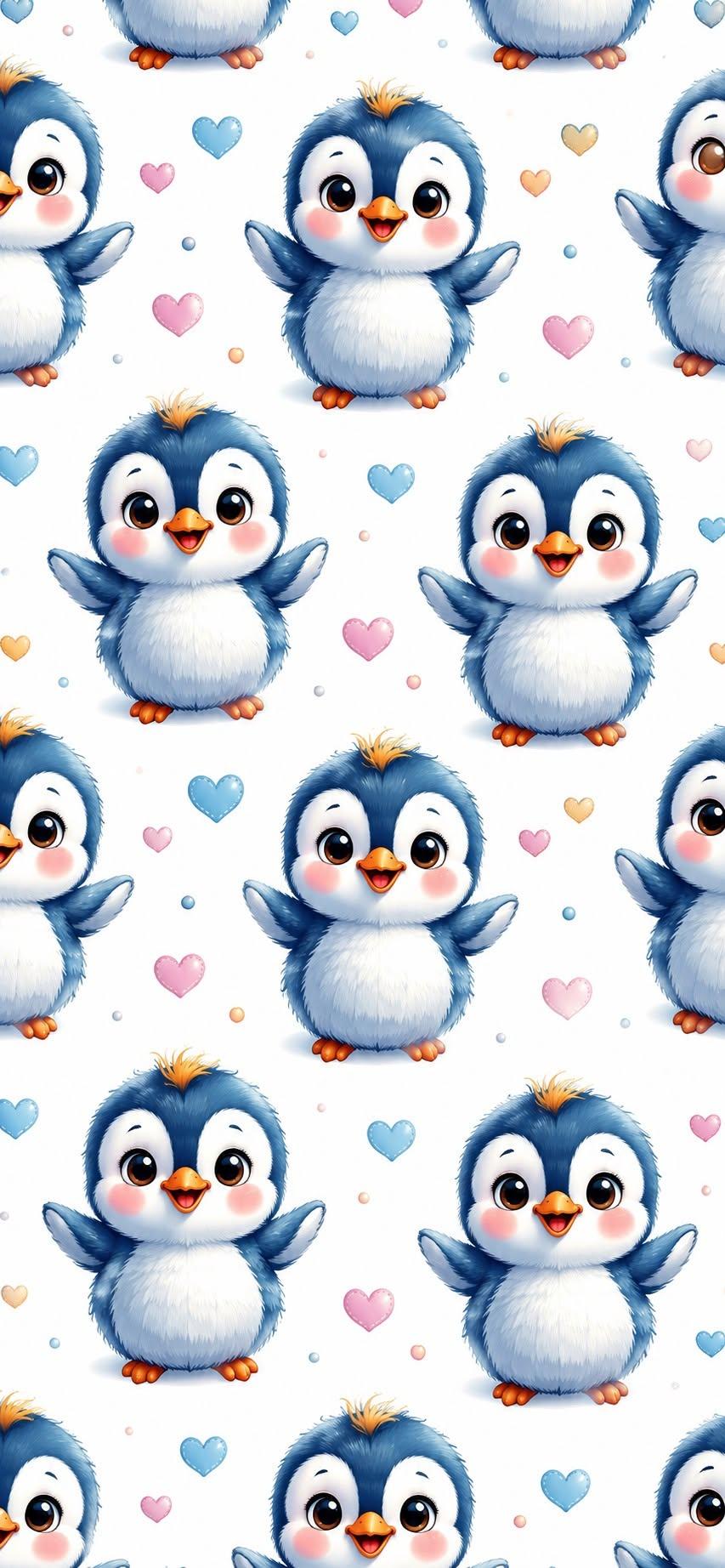 Cute Baby Penguin Wallpaper
