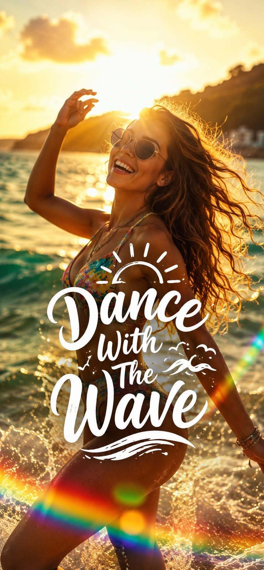 Dance With The Wave Wallpaper