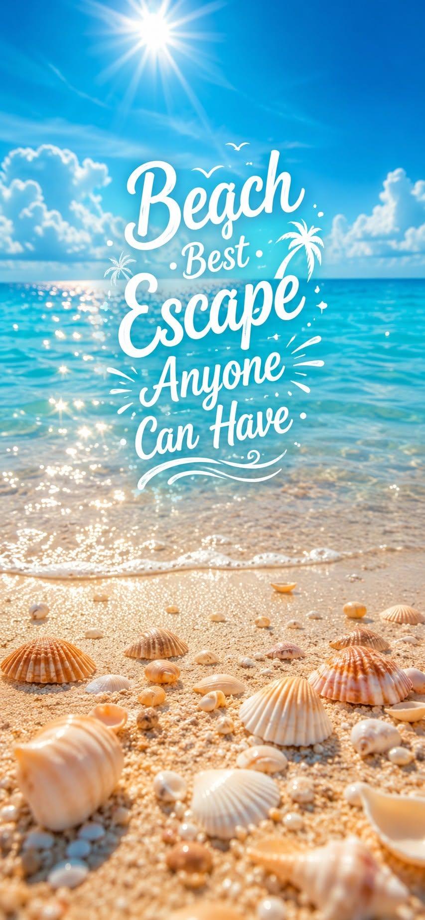 Beach Best Escape Wallpaper