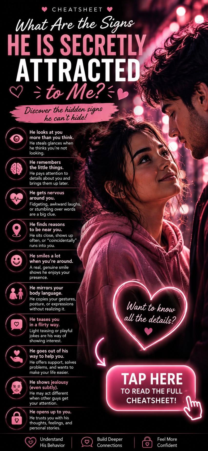 What Are the Signs He Is Secretly Attracted to Me?