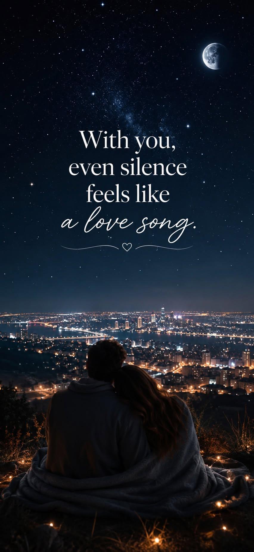 Under the Stars Love Wallpaper